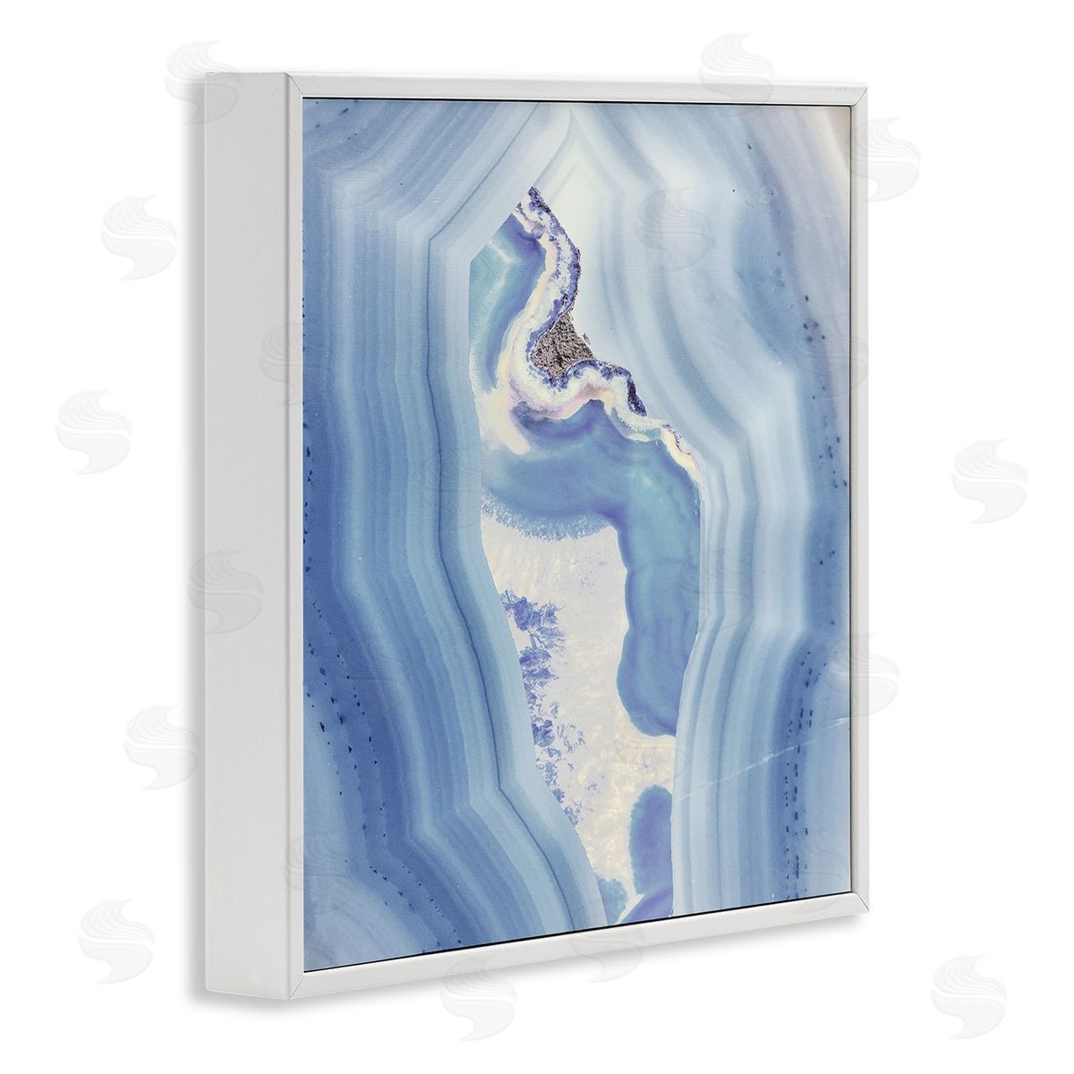 Sophie 6 Bound In Blue Geode Canvas Wall Art Print