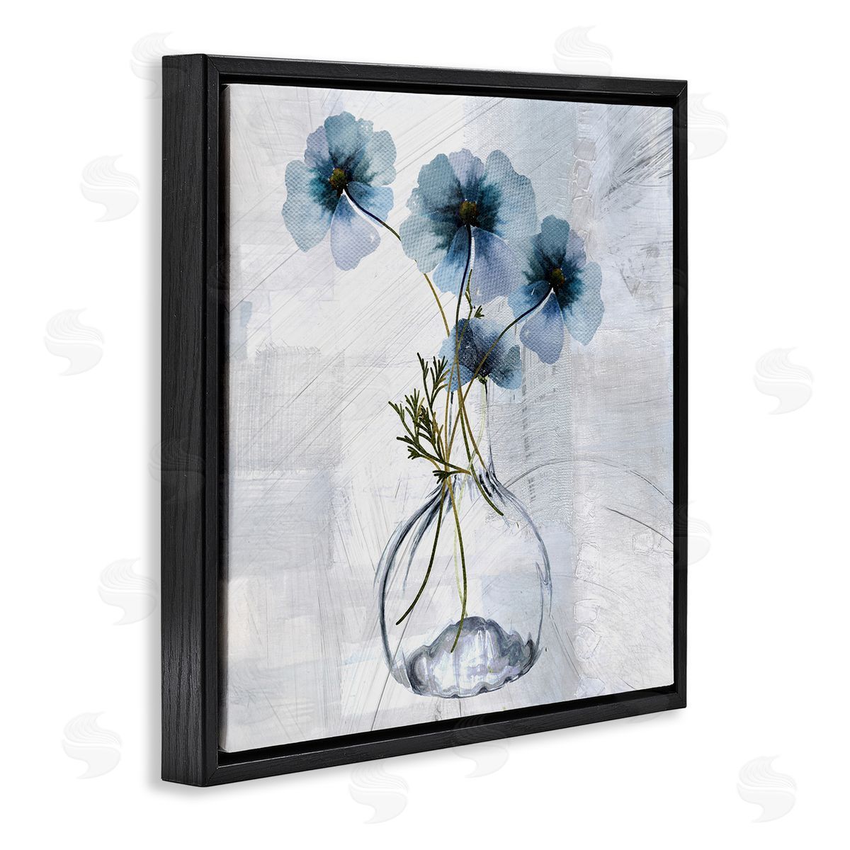 Sophie 6 Tale Of Blue Poppies Canvas Wall Art Print