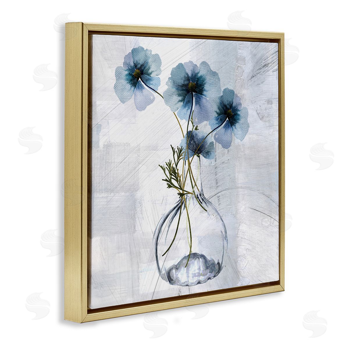 Sophie 6 Tale Of Blue Poppies Canvas Wall Art Print
