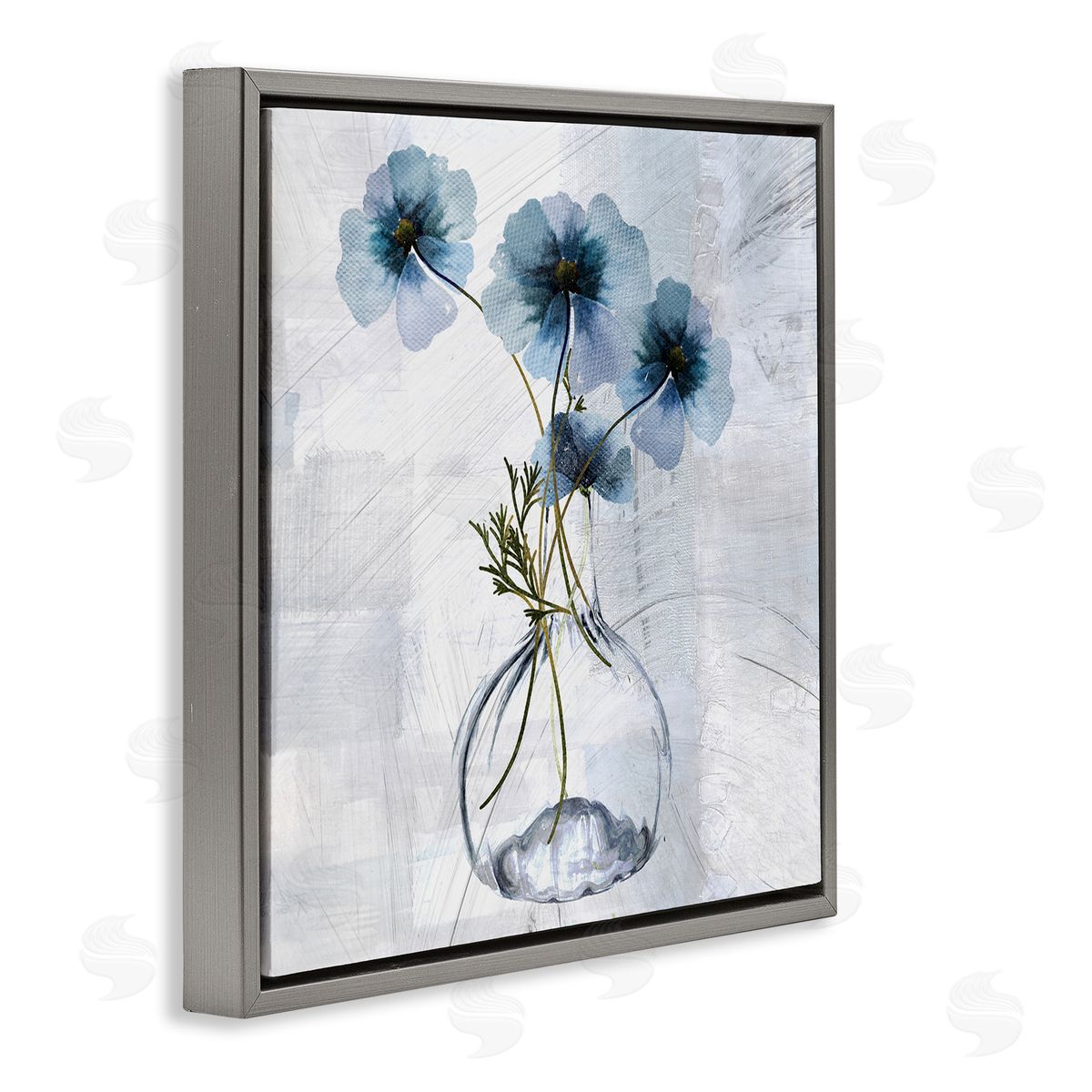 Sophie 6 Tale Of Blue Poppies Canvas Wall Art Print