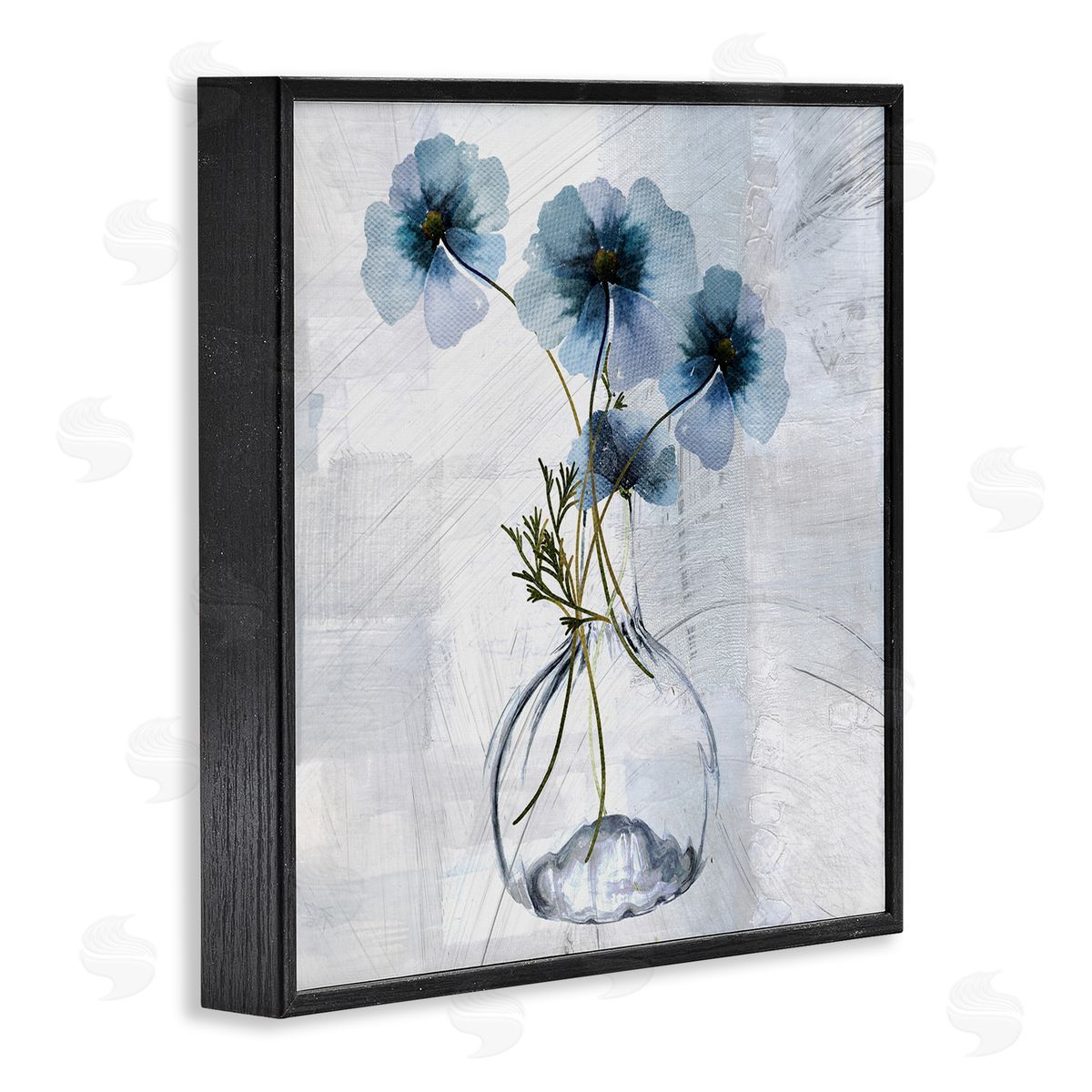Sophie 6 Tale Of Blue Poppies Canvas Wall Art Print