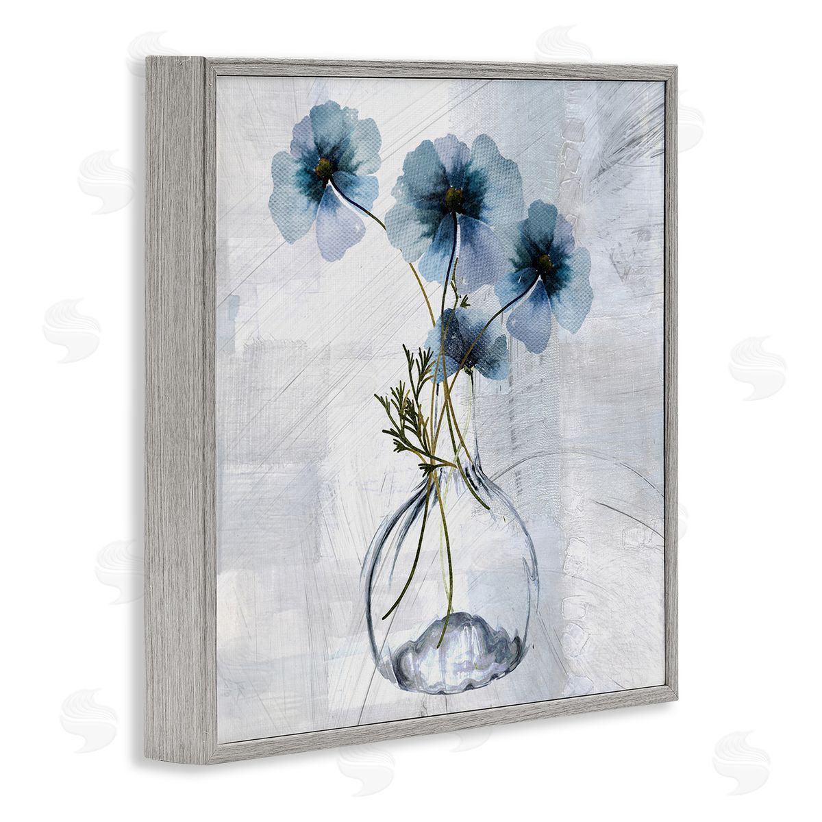 Sophie 6 Tale Of Blue Poppies Canvas Wall Art Print