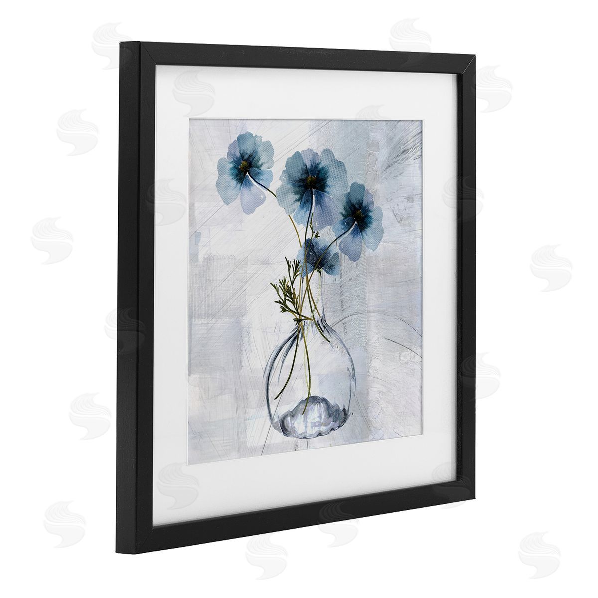 Sophie 6 Tale Of Blue Poppies Canvas Wall Art Print