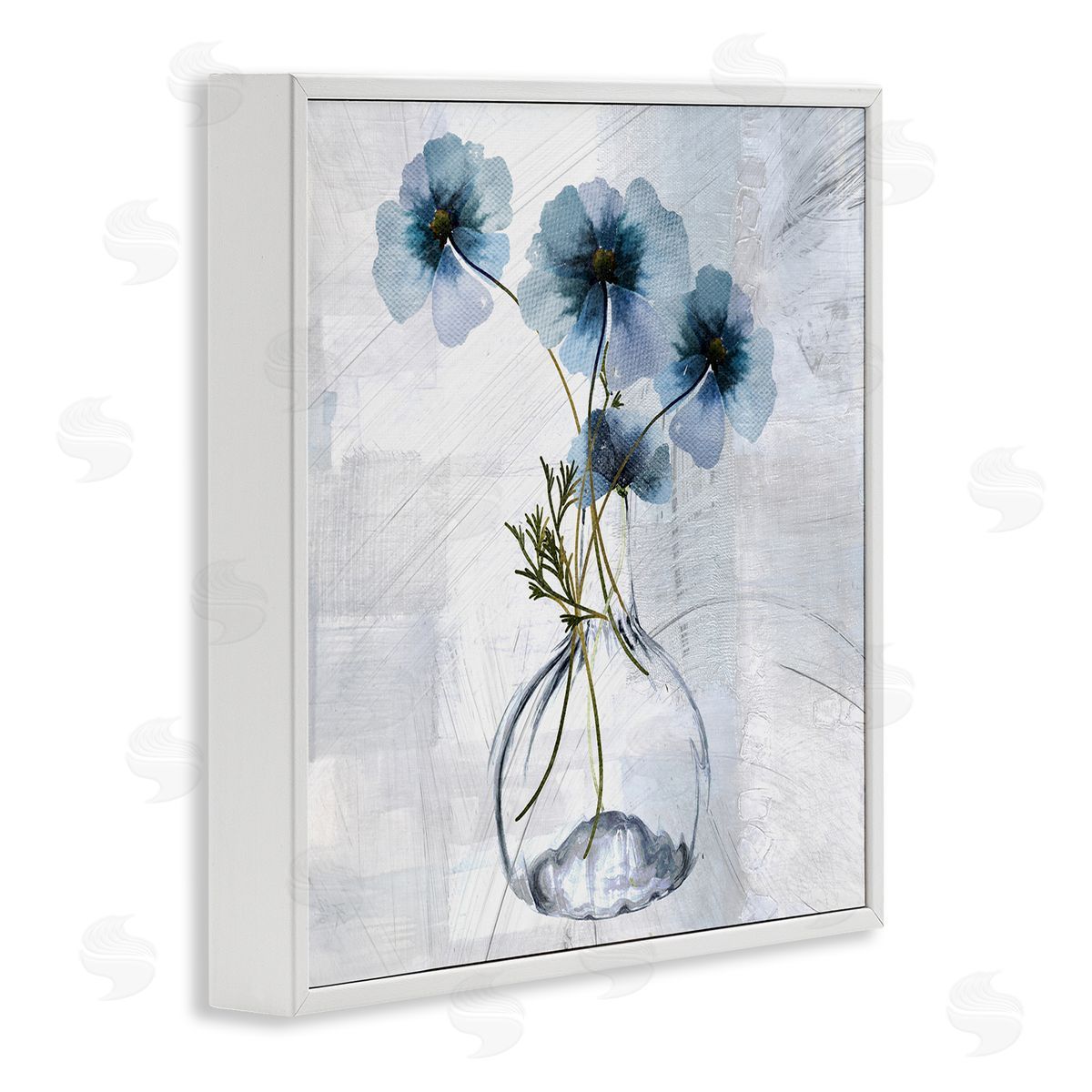 Sophie 6 Tale Of Blue Poppies Canvas Wall Art Print