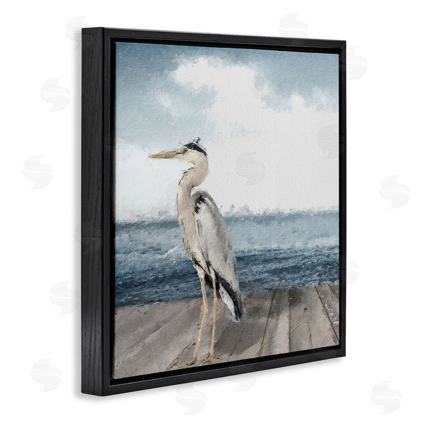 Sophie 6 | Expressionist Heron on Dock