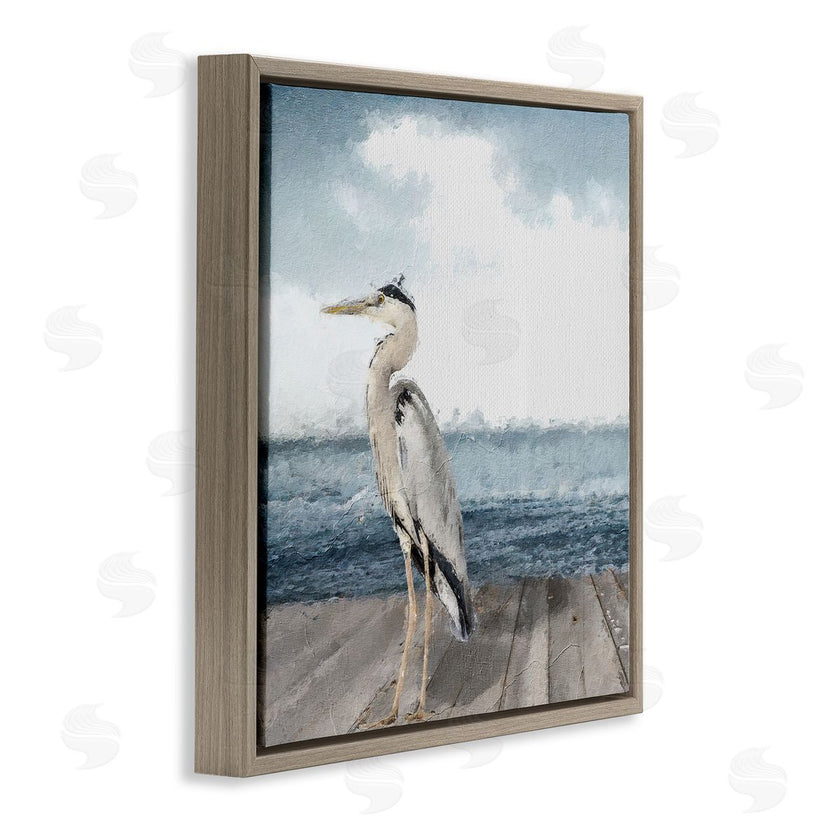Sophie 6 | Expressionist Heron on Dock