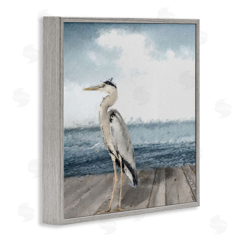 Sophie 6 | Expressionist Heron on Dock