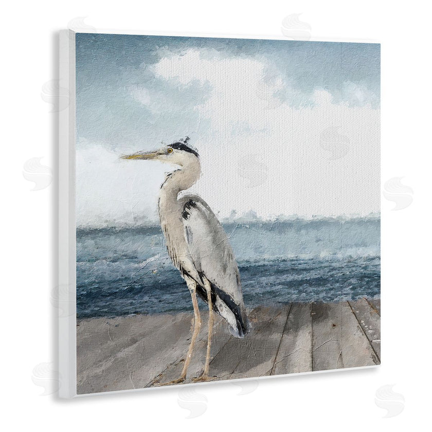 Sophie 6 | Expressionist Heron on Dock