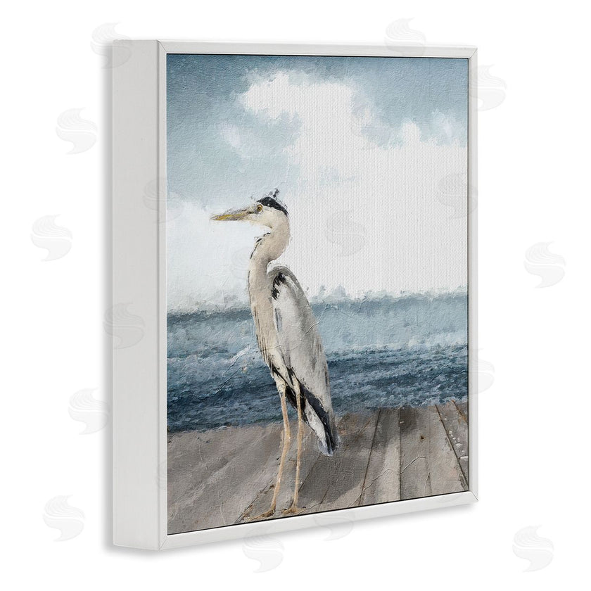 Sophie 6 | Expressionist Heron on Dock