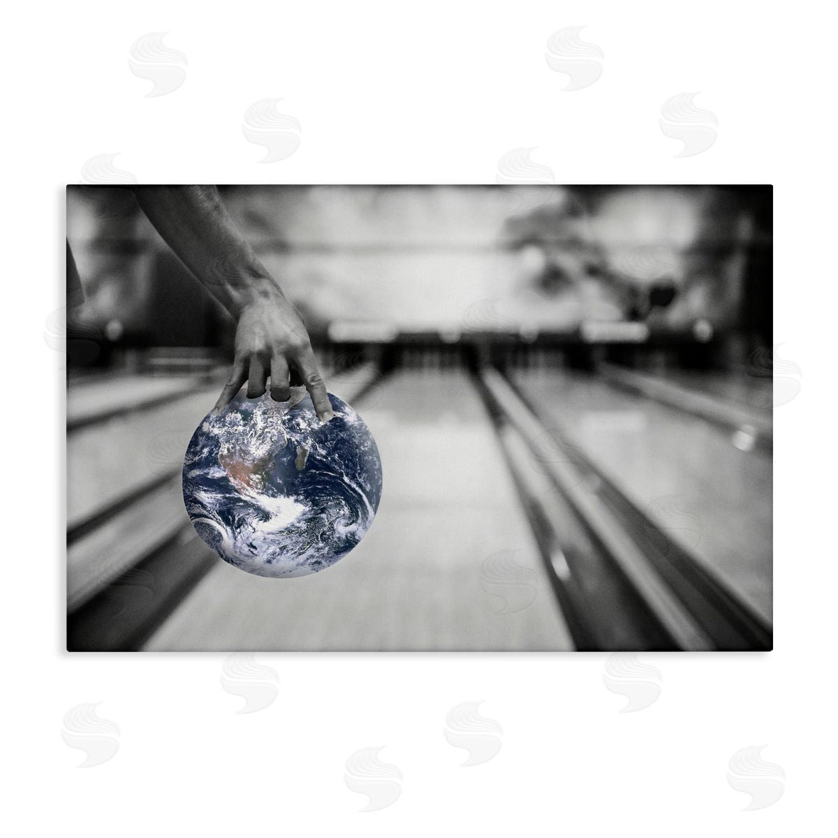 Sophie 6 Cosmic Bowling Ball Canvas Wall Art Print