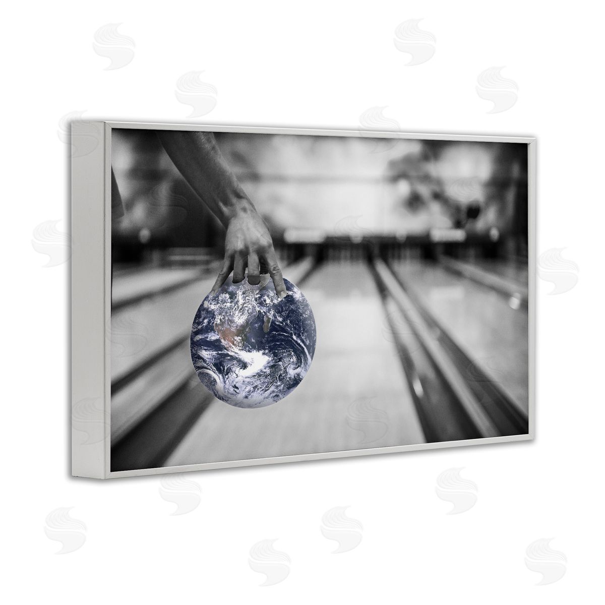 Sophie 6 Cosmic Bowling Ball Canvas Wall Art Print