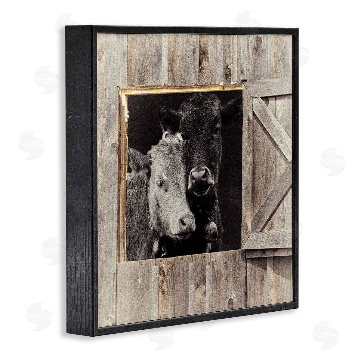 Sophie 6 Best Friends Barn Cows Canvas Wall Art Print