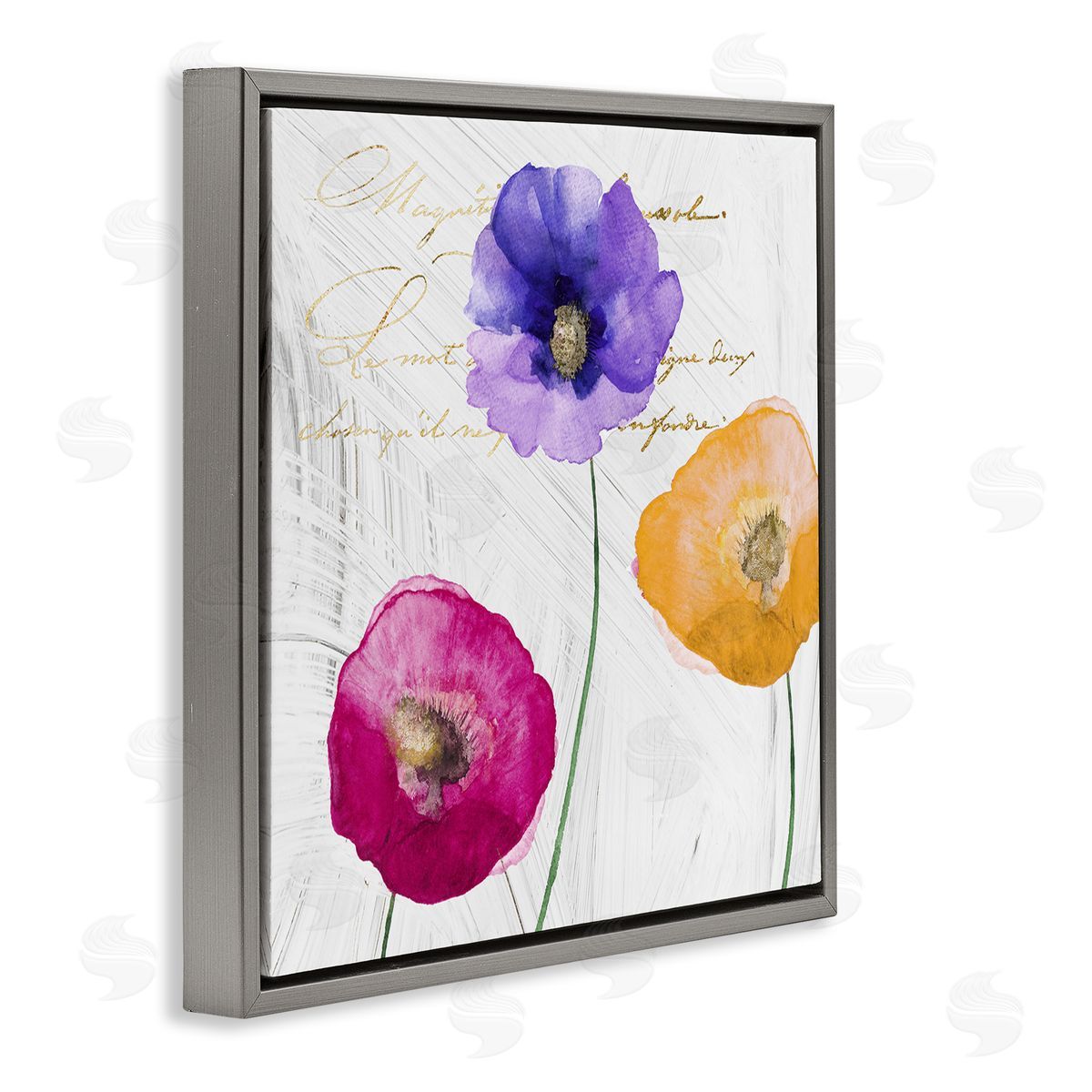 Sophie 6 Le Jardin Poppies Canvas Wall Art Print