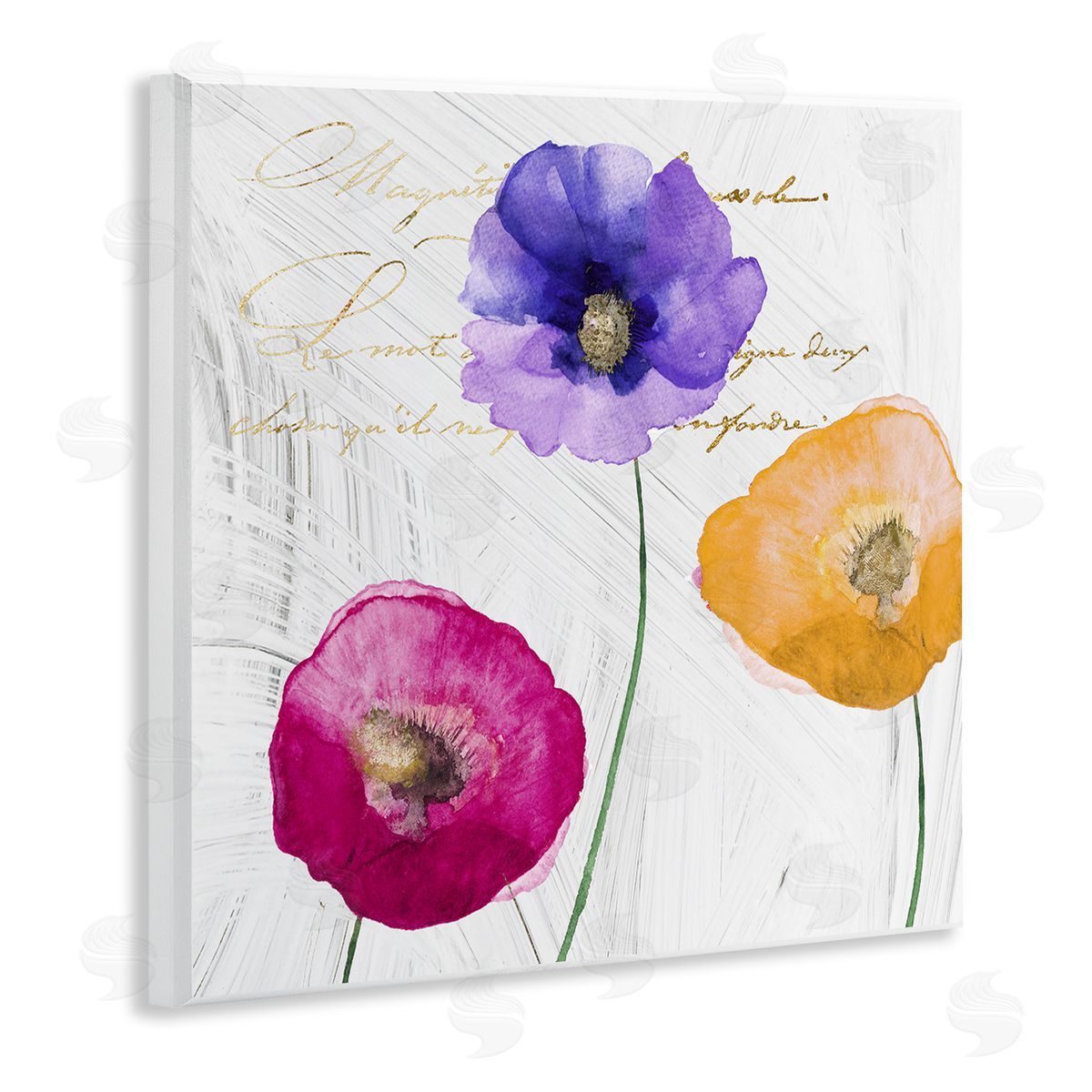 Sophie 6 Le Jardin Poppies Canvas Wall Art Print