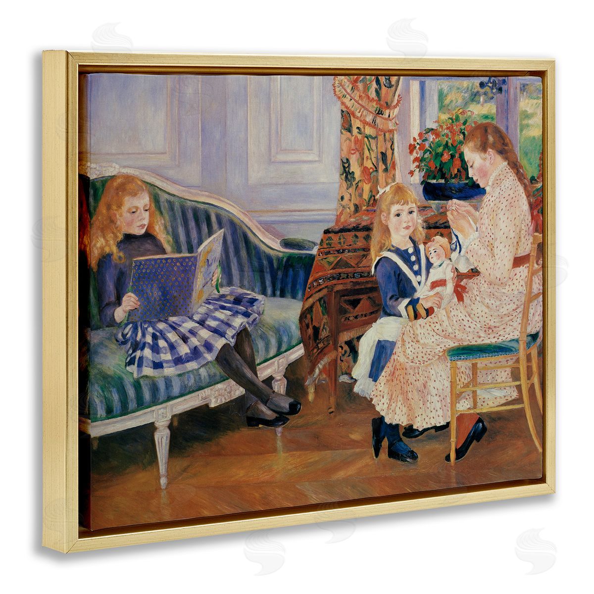 Marcus Jules Children's Afternoon at Wargemont Canvas Wall Art Print