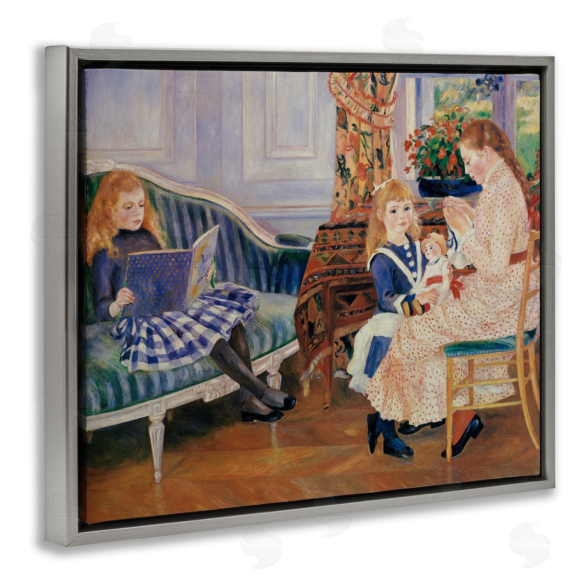 Marcus Jules Children's Afternoon at Wargemont Canvas Wall Art Print