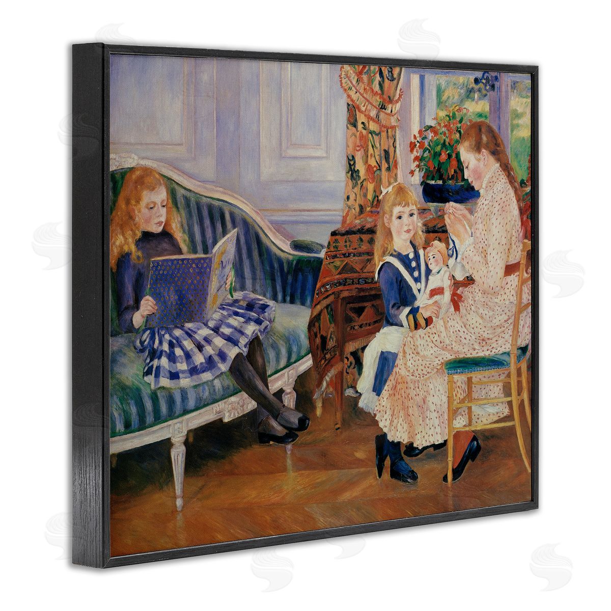 Marcus Jules Children's Afternoon at Wargemont Canvas Wall Art Print