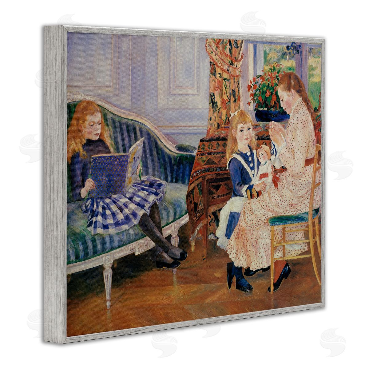 Marcus Jules Children's Afternoon at Wargemont Canvas Wall Art Print