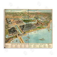 Marcus Jules | Vintage Exposition Map