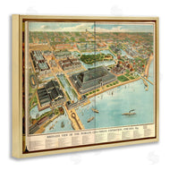 Marcus Jules | Vintage Exposition Map