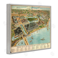 Marcus Jules | Vintage Exposition Map