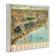 Marcus Jules | Vintage Exposition Map