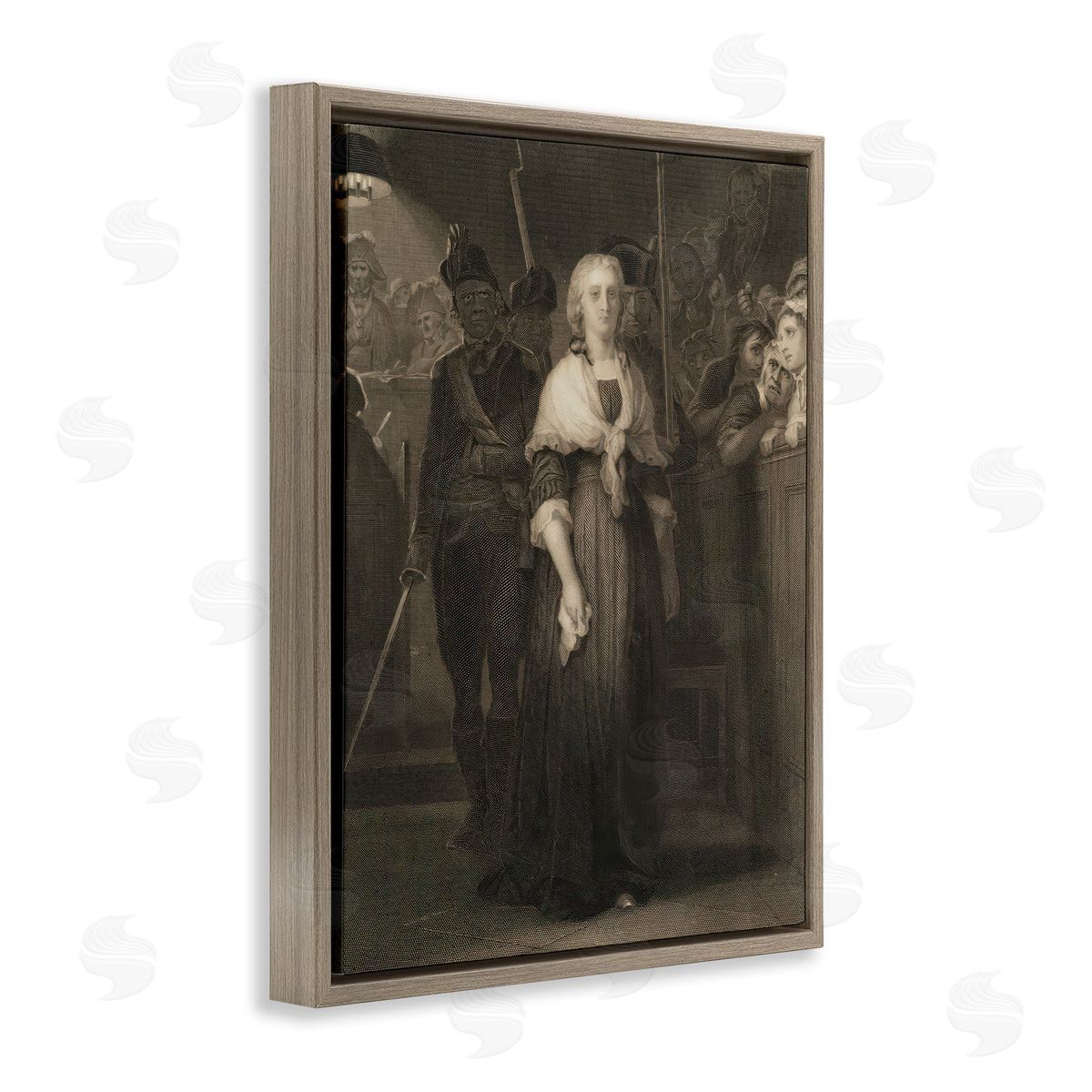 Marcus Jules Working Woman Vintage Canvas Wall Art Print
