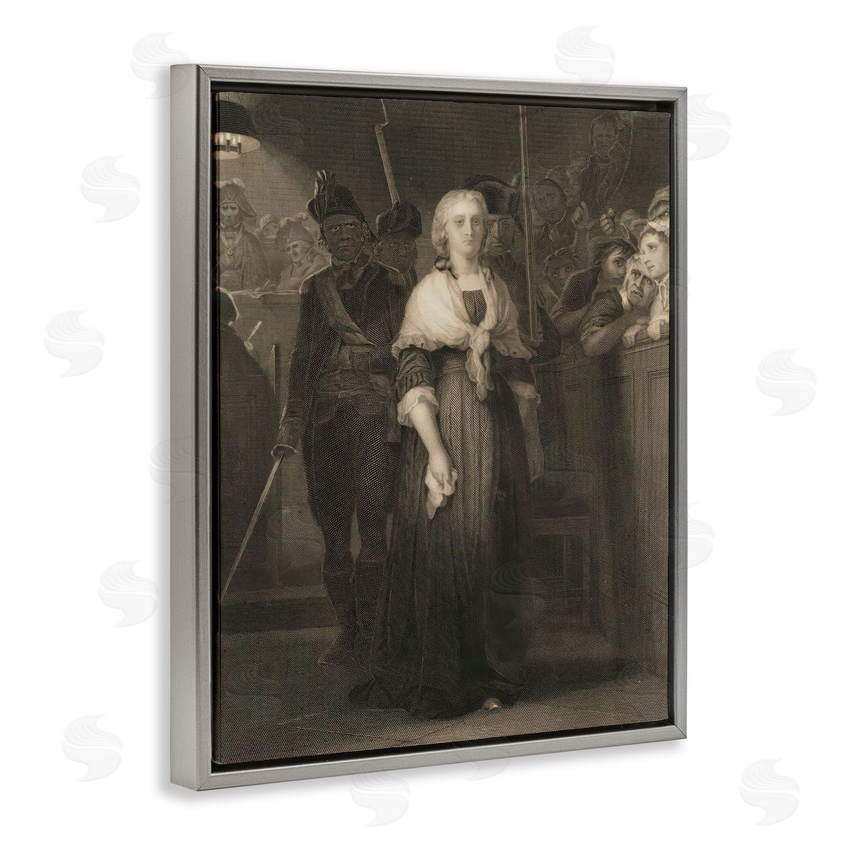 Marcus Jules Working Woman Vintage Canvas Wall Art Print