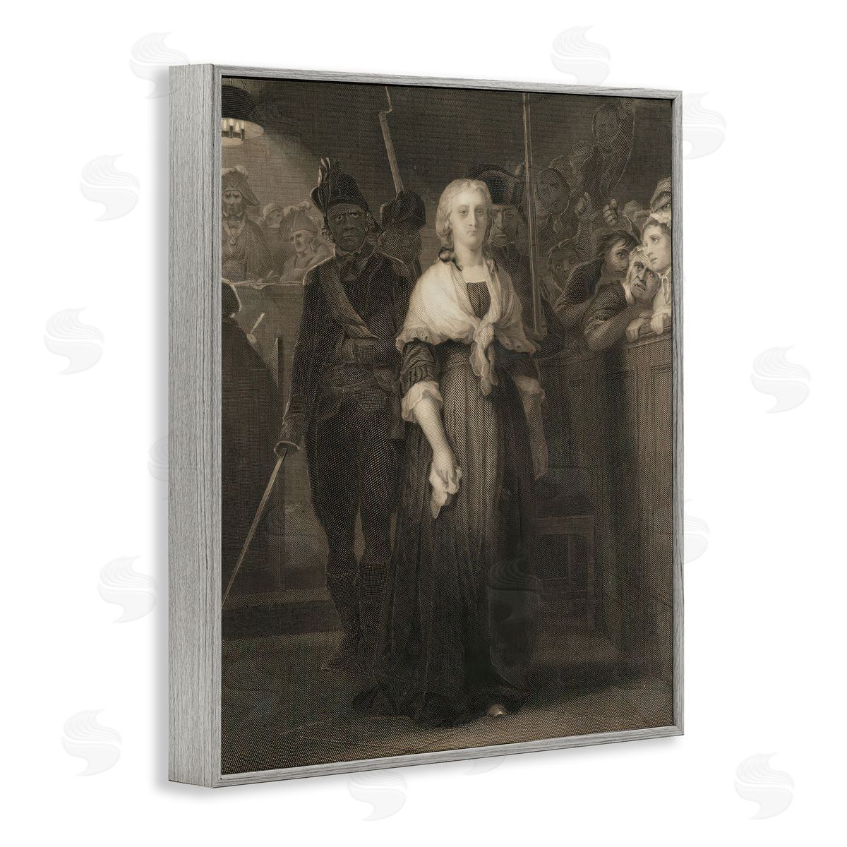 Marcus Jules Working Woman Vintage Canvas Wall Art Print