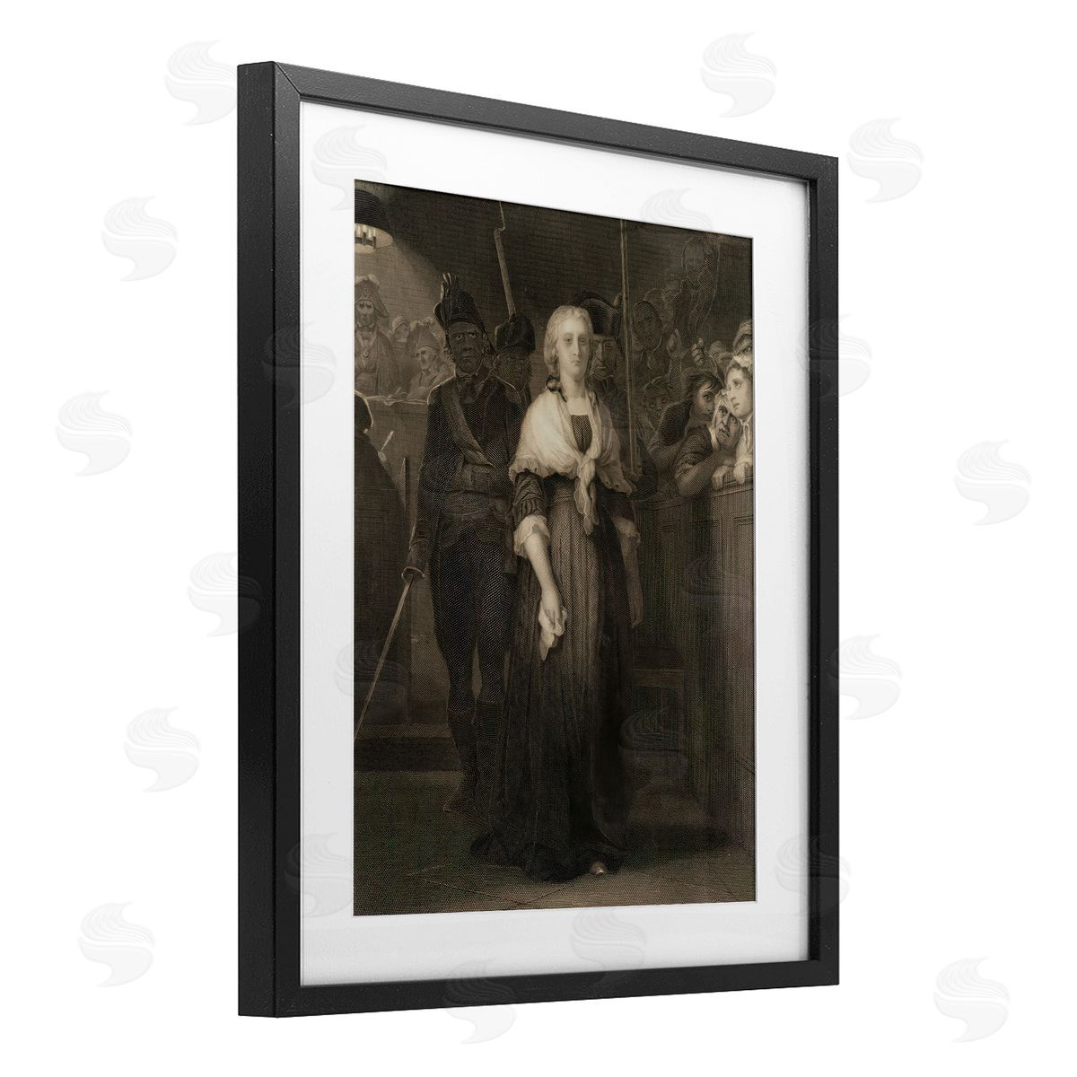 Marcus Jules Working Woman Vintage Canvas Wall Art Print