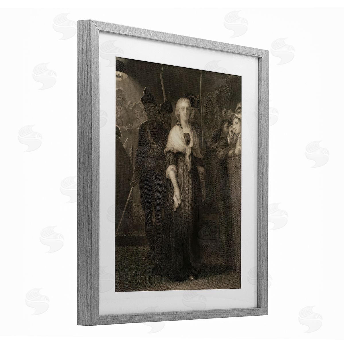 Marcus Jules Working Woman Vintage Canvas Wall Art Print