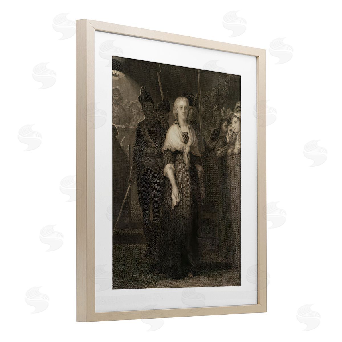 Marcus Jules Working Woman Vintage Canvas Wall Art Print
