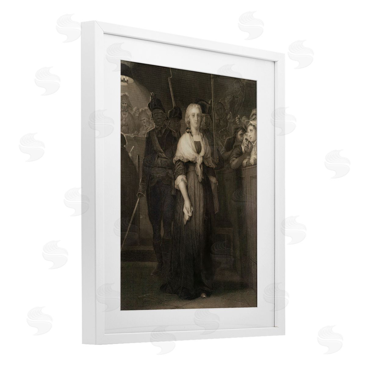 Marcus Jules Working Woman Vintage Canvas Wall Art Print