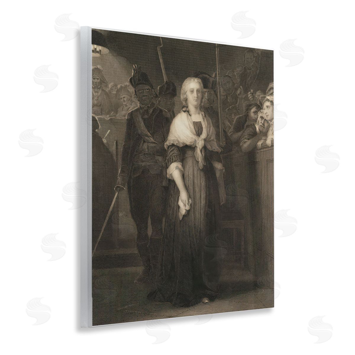 Marcus Jules Working Woman Vintage Canvas Wall Art Print