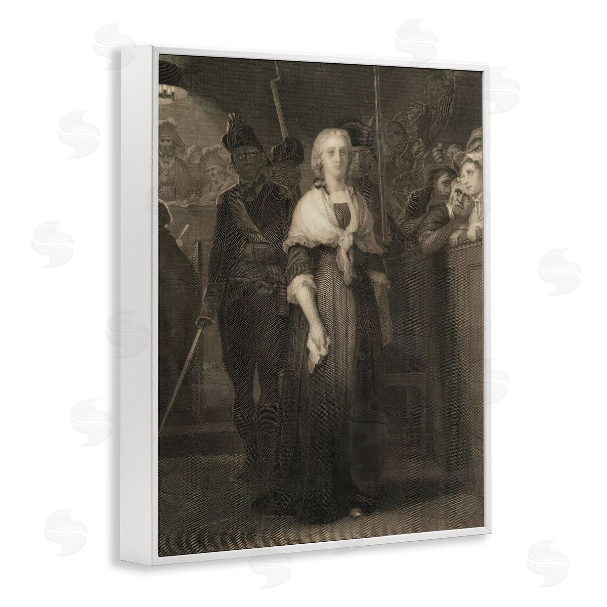 Marcus Jules Working Woman Vintage Canvas Wall Art Print