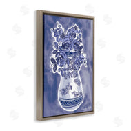 Hannah Byatt | Chinoiserie Vase on Blue