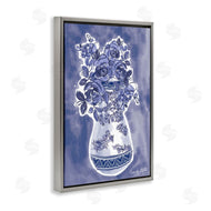 Hannah Byatt | Chinoiserie Vase on Blue
