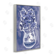 Hannah Byatt | Chinoiserie Vase on Blue