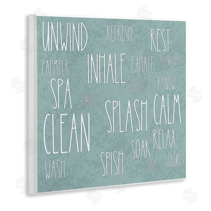 Matthew Piotrowicz | Calm & Relaxing Bath Typography