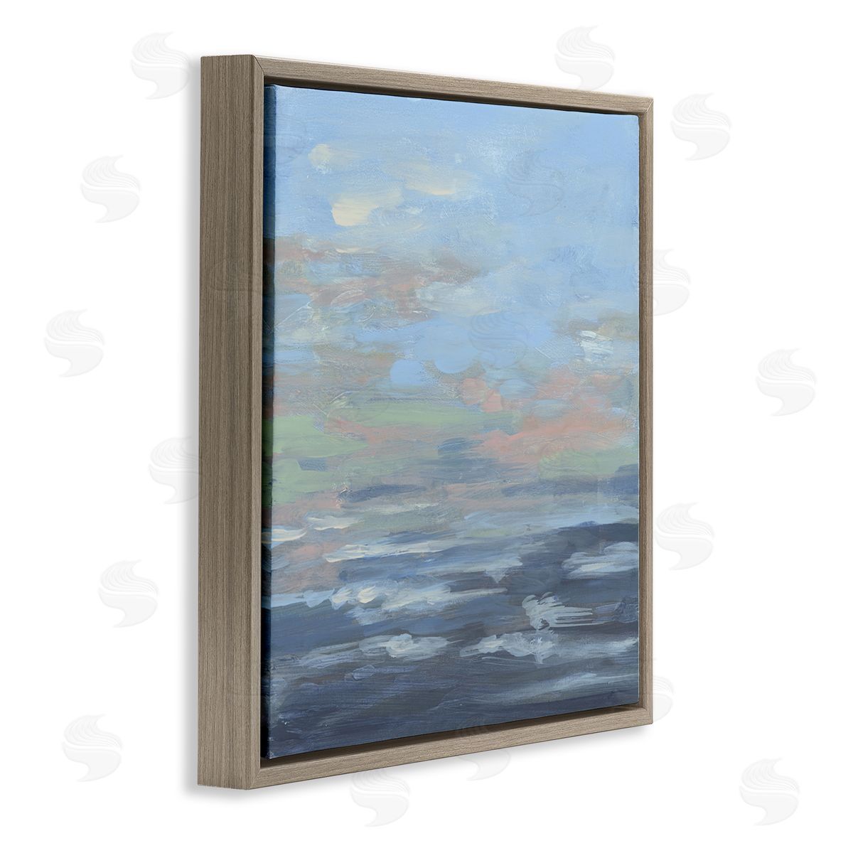 June Erica Vess Expressive Ocean Romance Canvas Wall Art Print