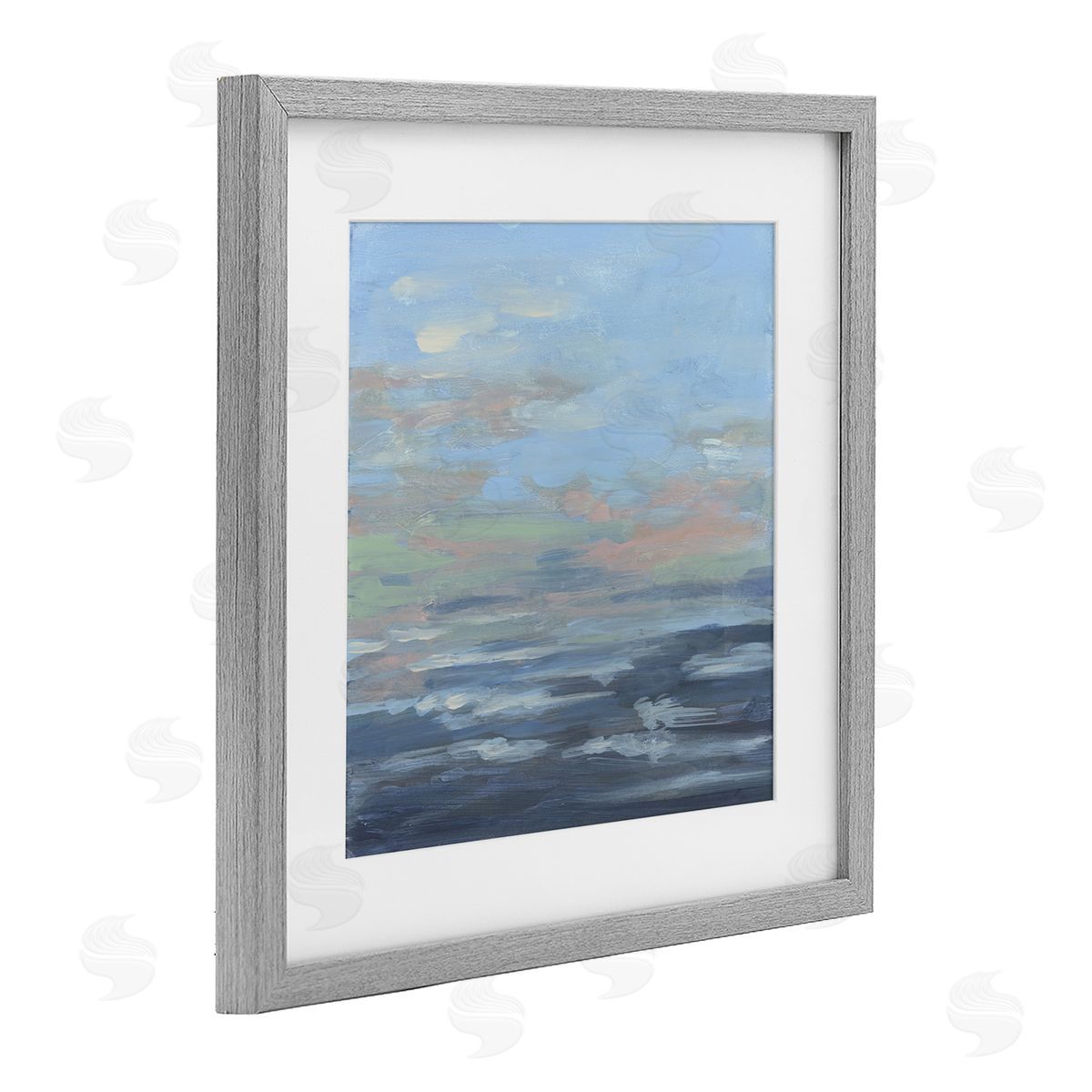 June Erica Vess Expressive Ocean Romance Canvas Wall Art Print
