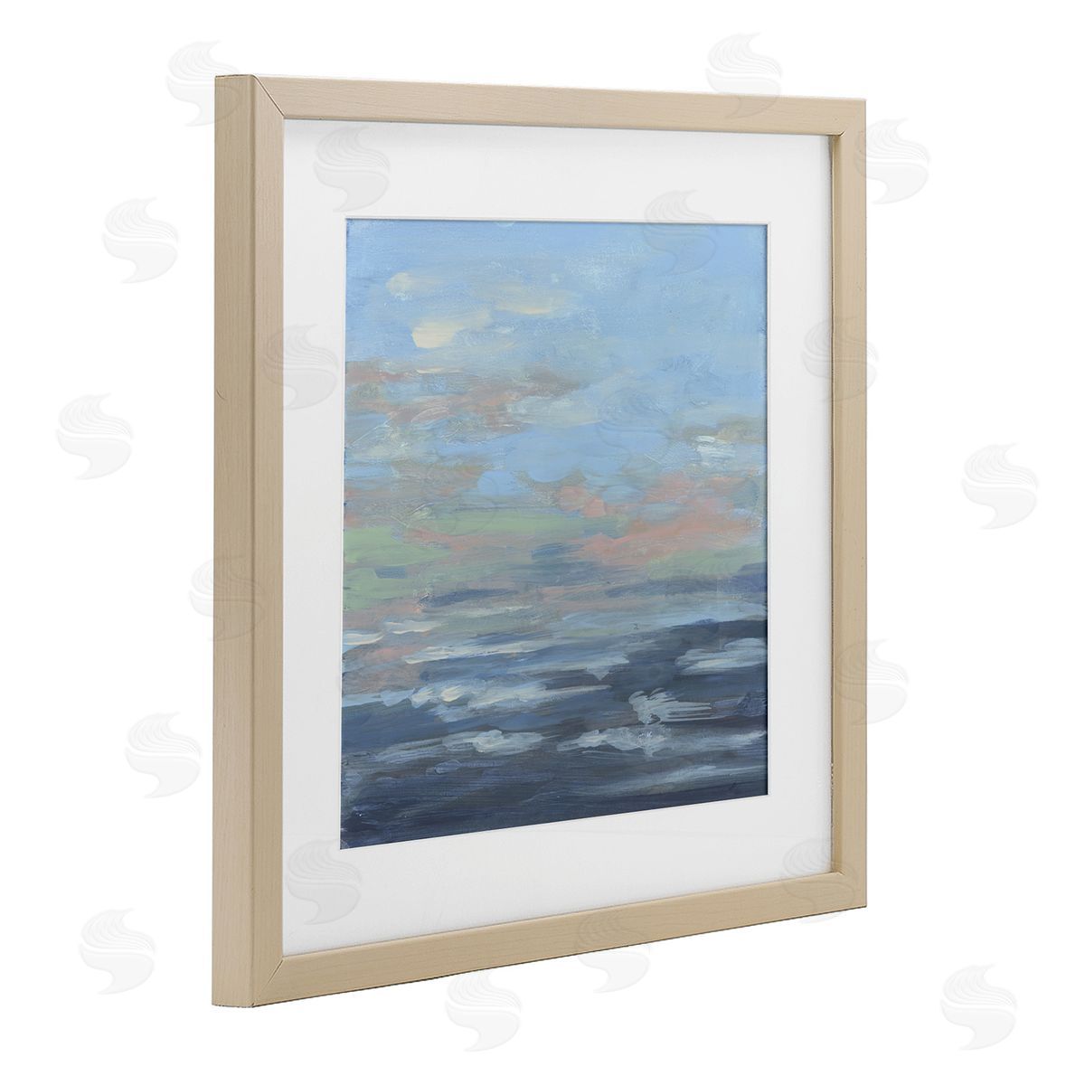 June Erica Vess Expressive Ocean Romance Canvas Wall Art Print
