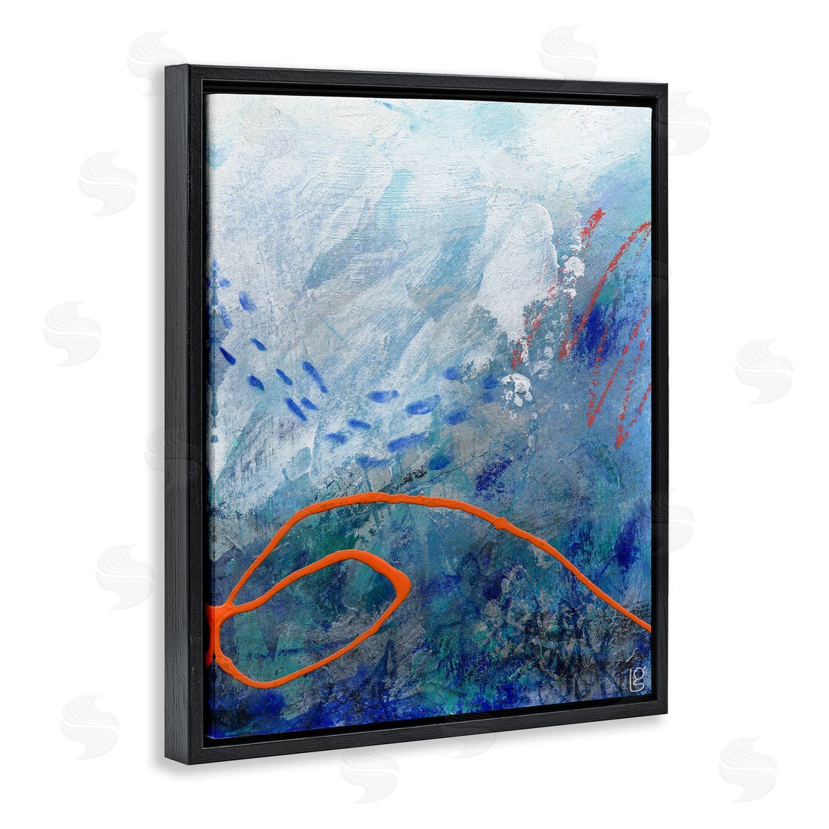 Laura Gibson Underwater World Abstraction Canvas Wall Art Print
