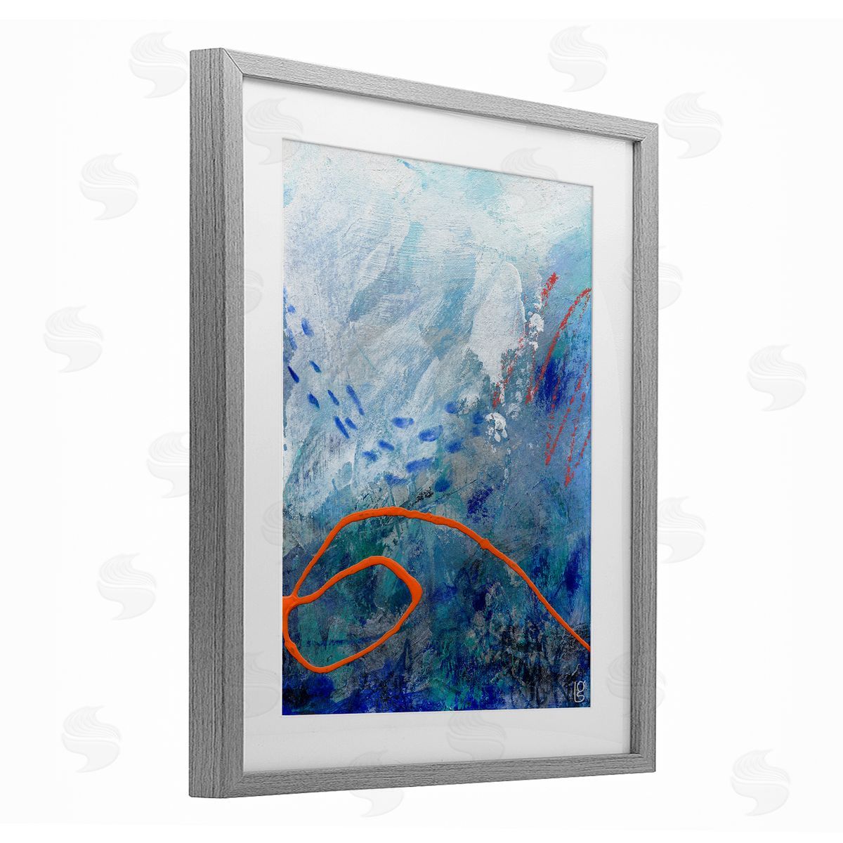 Laura Gibson Underwater World Abstraction Canvas Wall Art Print