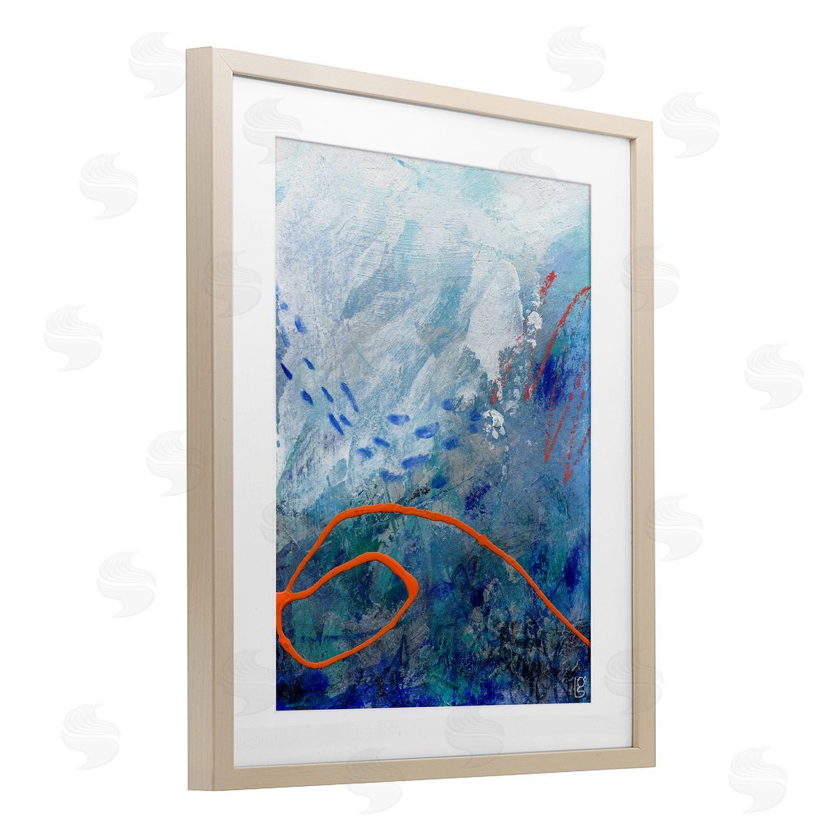 Laura Gibson Underwater World Abstraction Canvas Wall Art Print