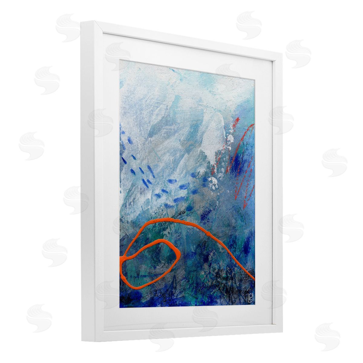 Laura Gibson Underwater World Abstraction Canvas Wall Art Print