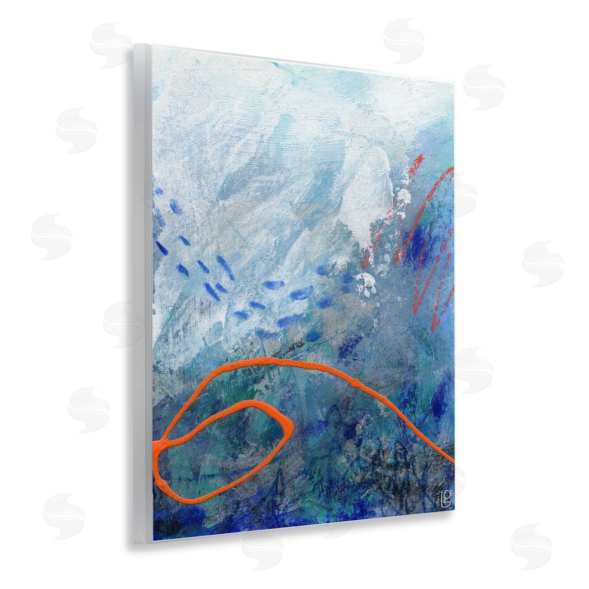 Laura Gibson Underwater World Abstraction Canvas Wall Art Print