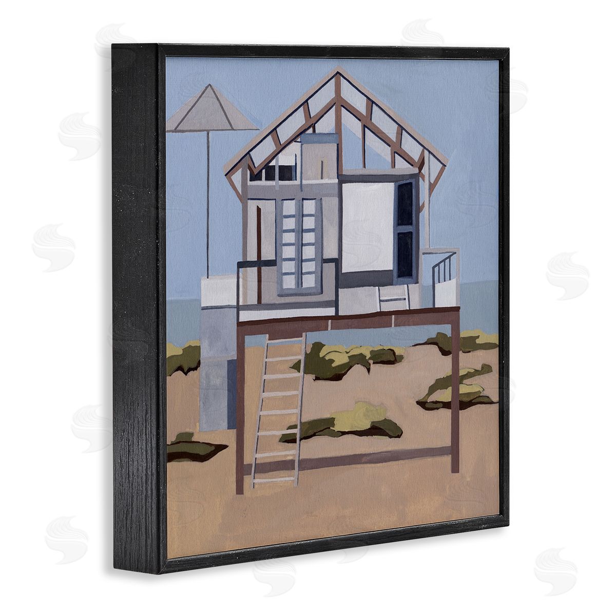 Melissa Wang Silent Shores Cabin Canvas Wall Art Print