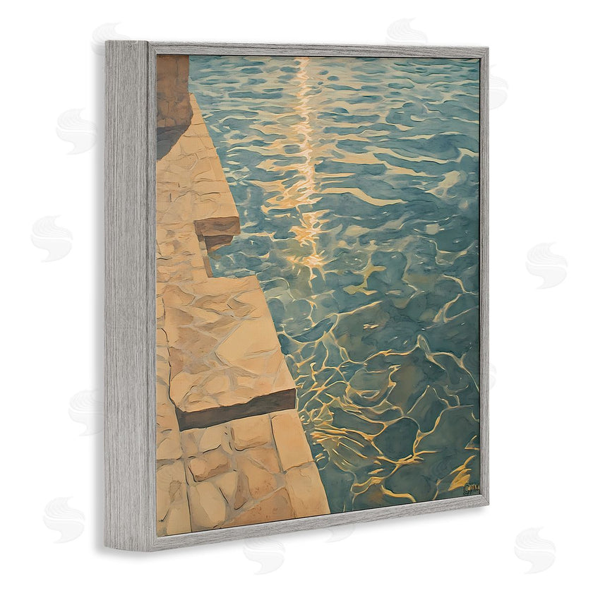 Walker Noble | Sunlit Pool Reflection
