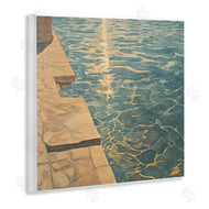 Walker Noble | Sunlit Pool Reflection